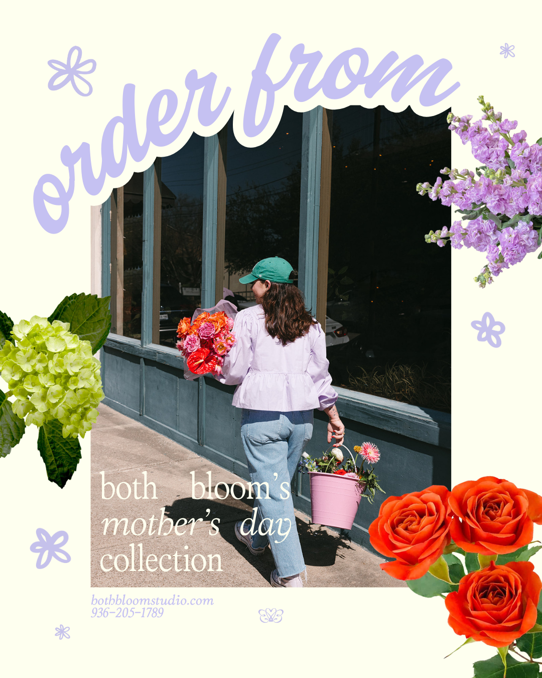 Mother's Day Vase Floral Arrangement