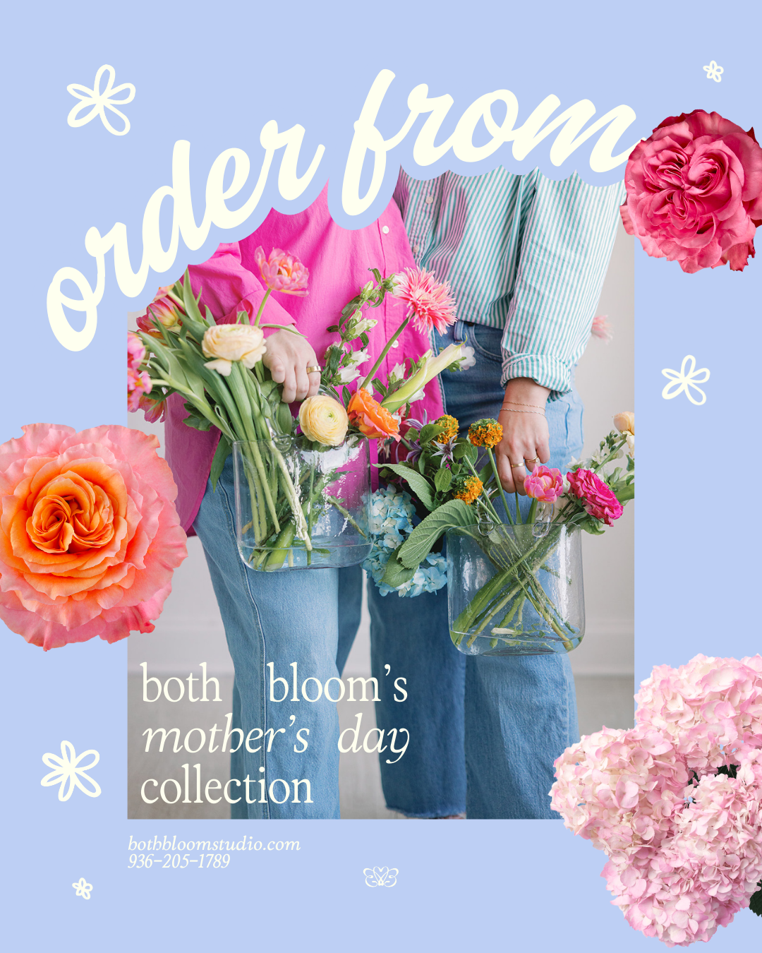 Mother's Day Vase Floral Arrangement