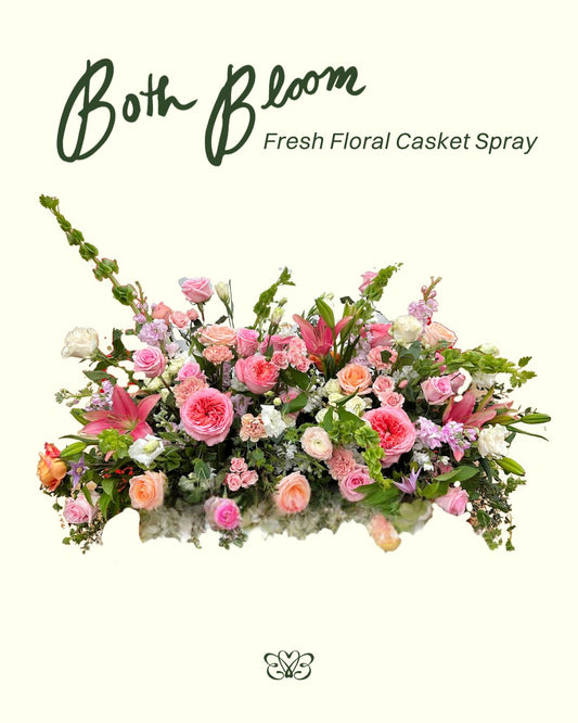 Celebration of Life Fresh Floral Casket Spray